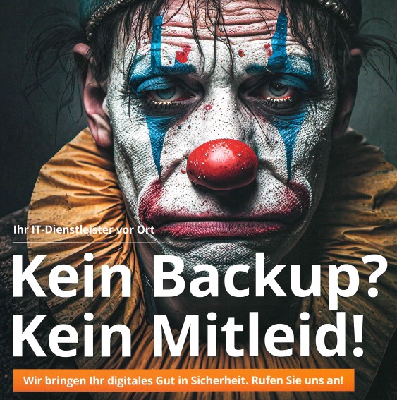 IT-DATA24 Kampagne: Kein Backup, kein Mitleid